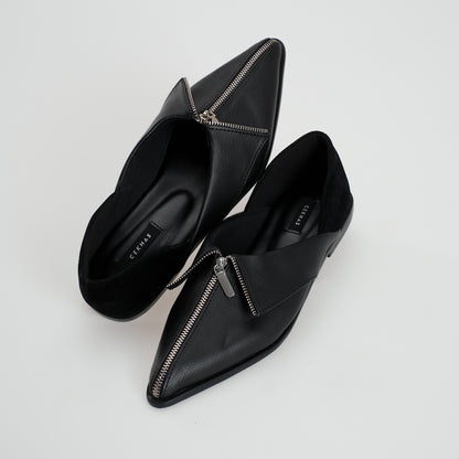 CEKHAS - Clare Flat Shoes Black MEASURES Collection