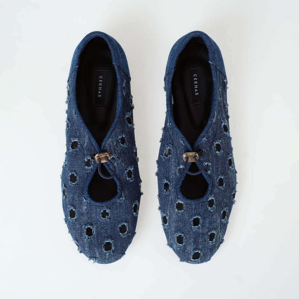CEKHAS - New Odelia Flat Shoes Denim Collection
