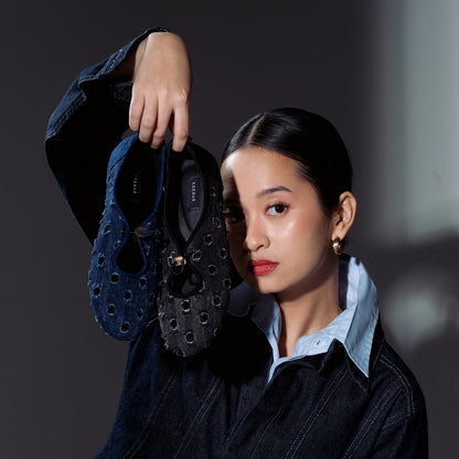 CEKHAS - New Odelia Flat Shoes Denim Collection
