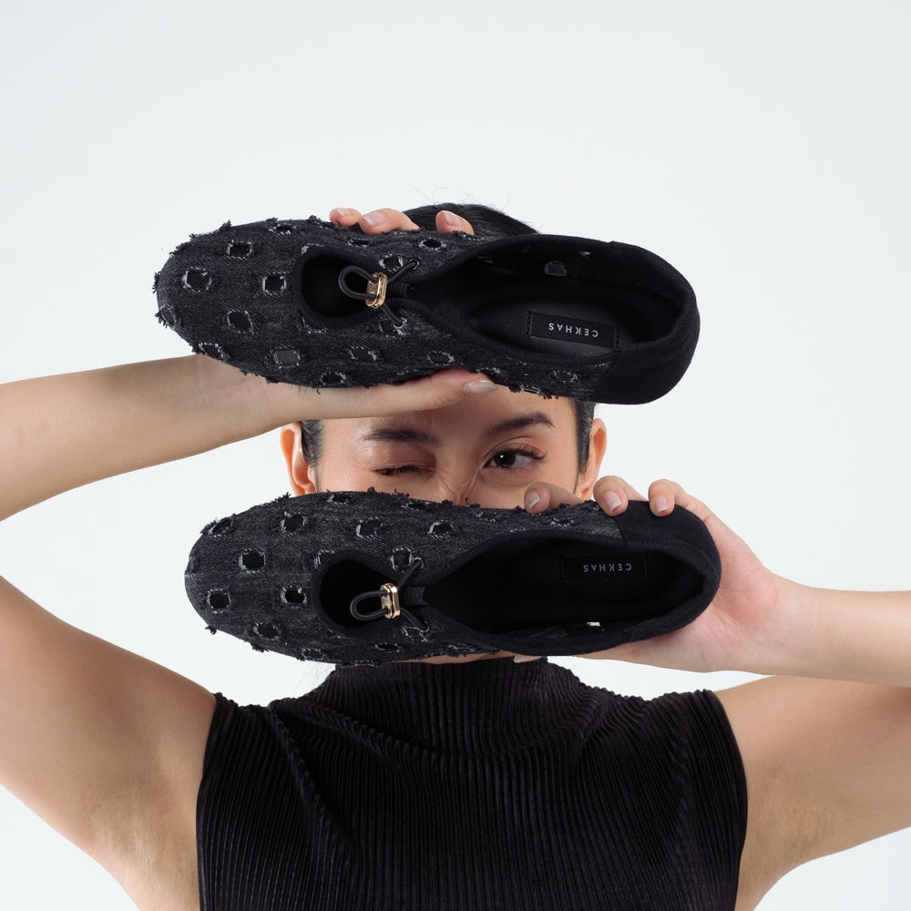 CEKHAS - New Odelia Flat Shoes Denim Collection