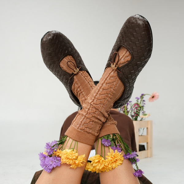 CEKHAS - Odelia Brown Flat Shoes Wanita REVERIE Collection