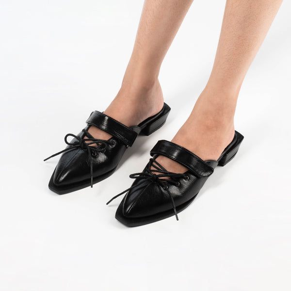 Collin Black Mules Wanita Reminiscence Collection