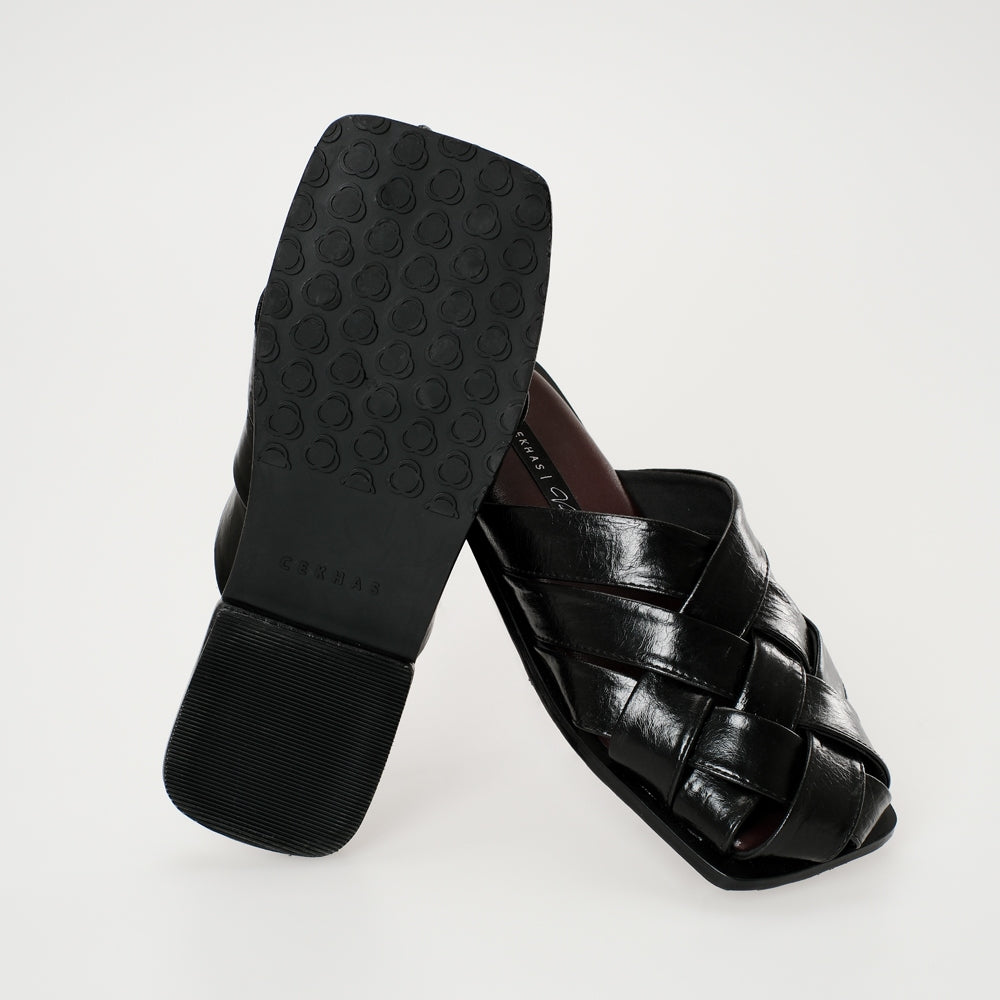 CEKHAS X VIRA TANDIA - Vrow Black Sandal