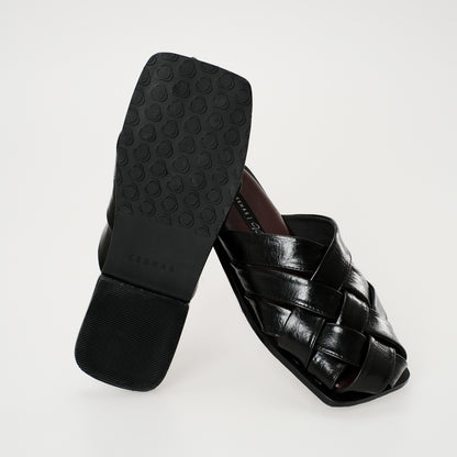 CEKHAS X VIRA TANDIA - Vrow Black Sandal