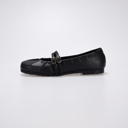 essential - Gwena Black Flat Shoes S/S 2026 KL Collection