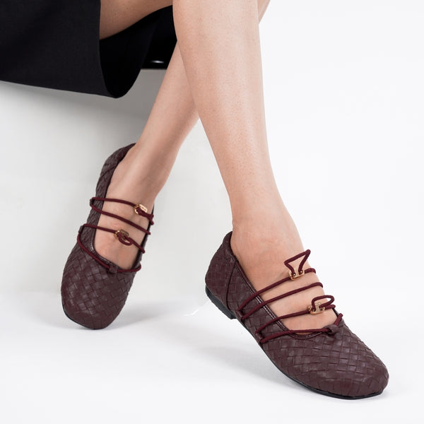 CEKHAS - Viola Wood Ballet Flat Shoes REVERIE Collection