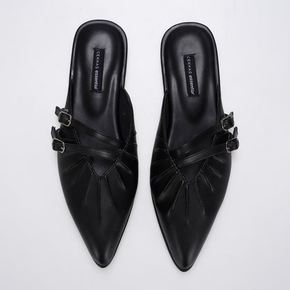 Essential - Serena Black Mules S/S 2026 KL Collection