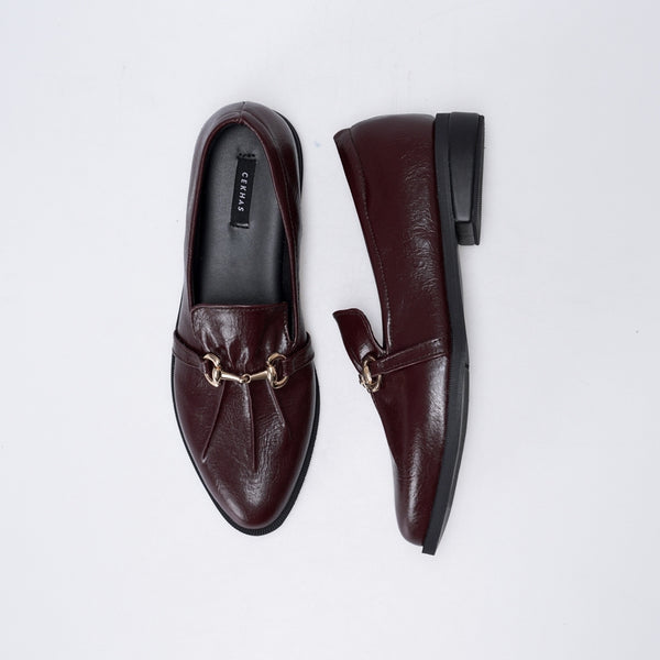 CEKHAS - Richelle Wood Loafers Shoes Wanita URBAN GRACE Collection