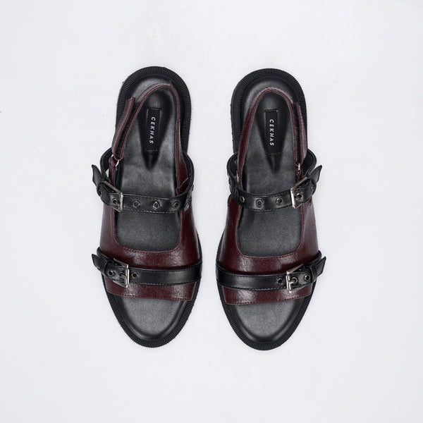 Gyox Wood Platform Sandal Wanita