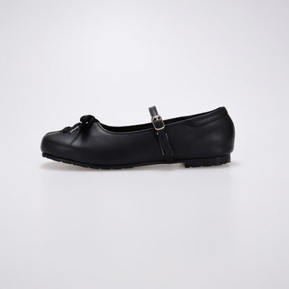 Essential - Lona Black Flat Shoes S/S 2026 KL Collection