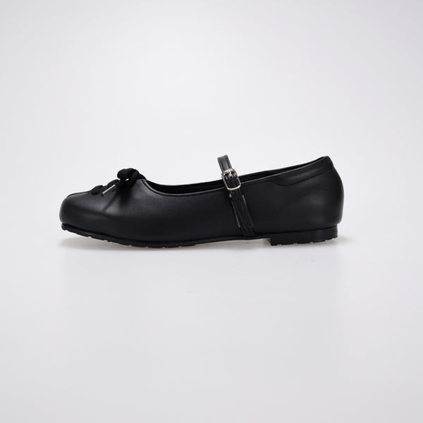Essential - Lona Black Flat Shoes S/S 2026 KL Collection