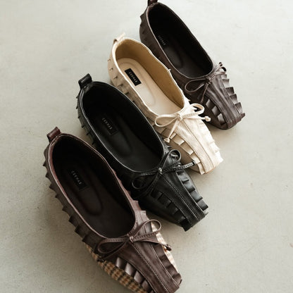 CEKHAS - Amber Black Flat Shoes Ballet Flats PLAID & POISE Collection