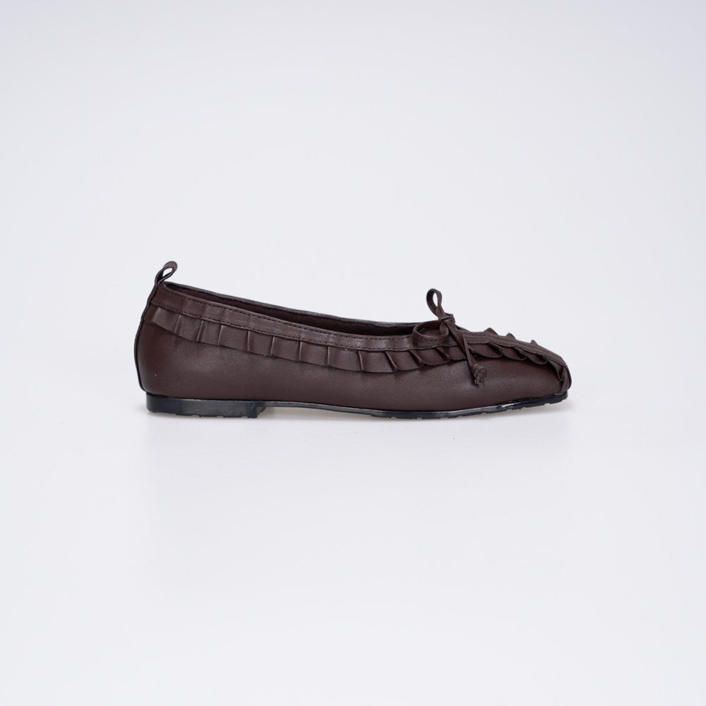 CEKHAS - Amber Brown Flat Shoes Ballet Flats PLAID & POISE Collection