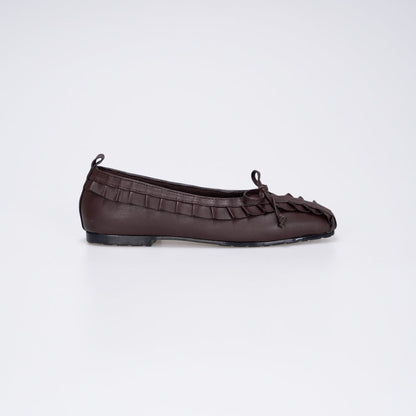 CEKHAS - Amber Brown Flat Shoes Ballet Flats PLAID & POISE Collection