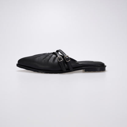 Essential - Serena Black Mules S/S 2026 KL Collection