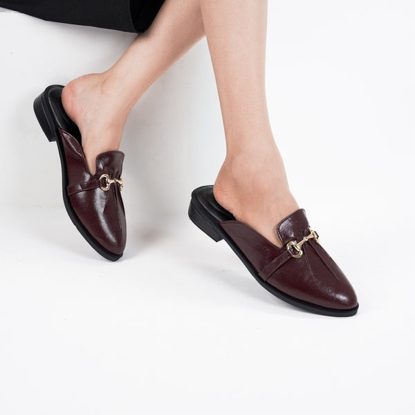 Raquel Wood Mules - URBAN GRACE Series