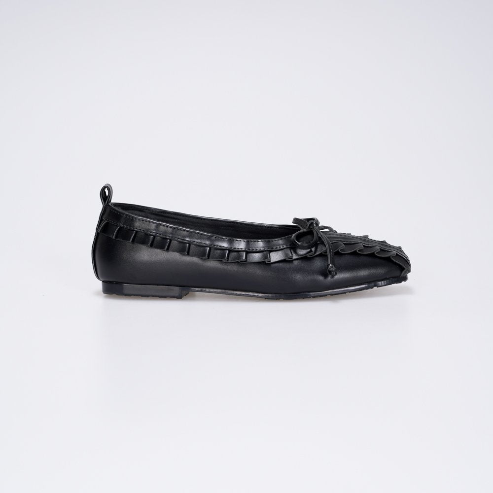 CEKHAS - Amber Black Flat Shoes Ballet Flats PLAID & POISE Collection