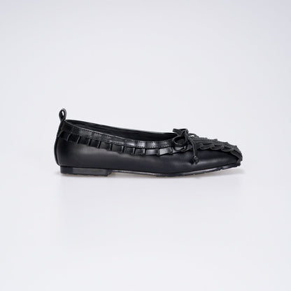 CEKHAS - Amber Black Flat Shoes Ballet Flats PLAID & POISE Collection