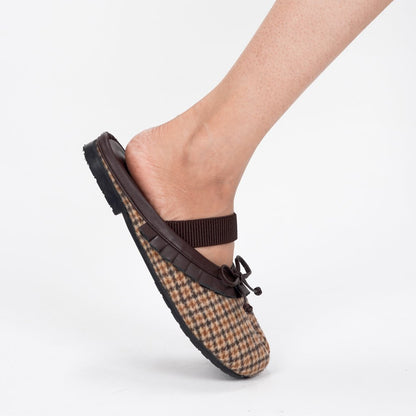 CEKHAS - Joyce Plaid Tartan Tabi Sandal Mules PLAID & POISE Collection
