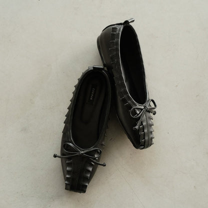 CEKHAS - Amber Black Flat Shoes Ballet Flats PLAID & POISE Collection