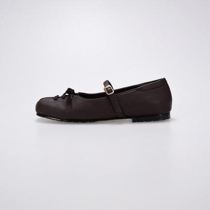 Essential - Lona Brown Flat Shoes S/S 2026 KL Collection