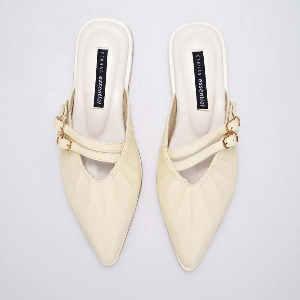 Essential - Serena Mules Butter Yellow S/S 2026 KL Collection