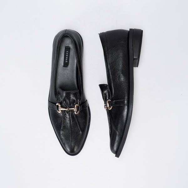 CEKHAS - Richelle Black Loafers Shoes Wanita URBAN GRACE Collection