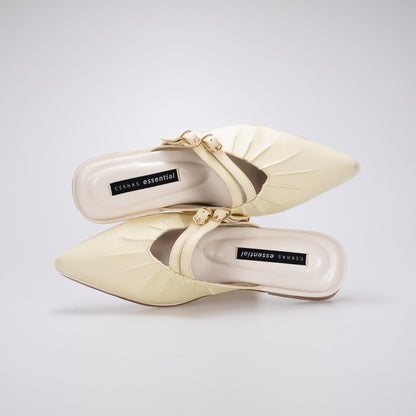 Essential - Serena Mules Butter Yellow S/S 2026 KL Collection