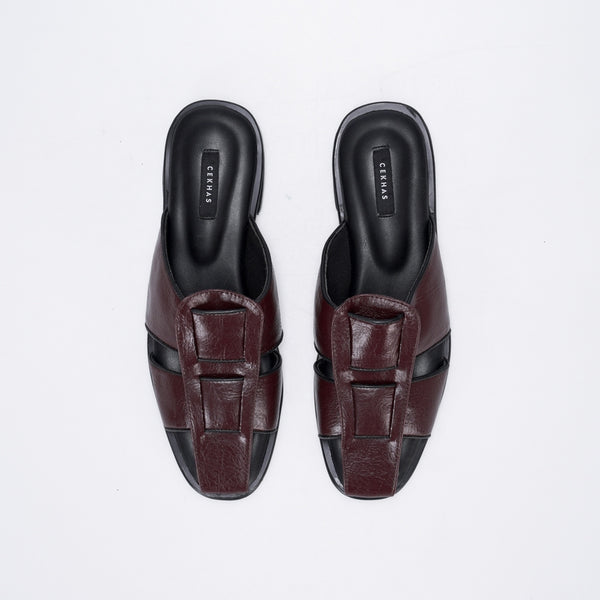 CEKHAS - Alata Wood Sandal Flat Mules REVERIE Collection