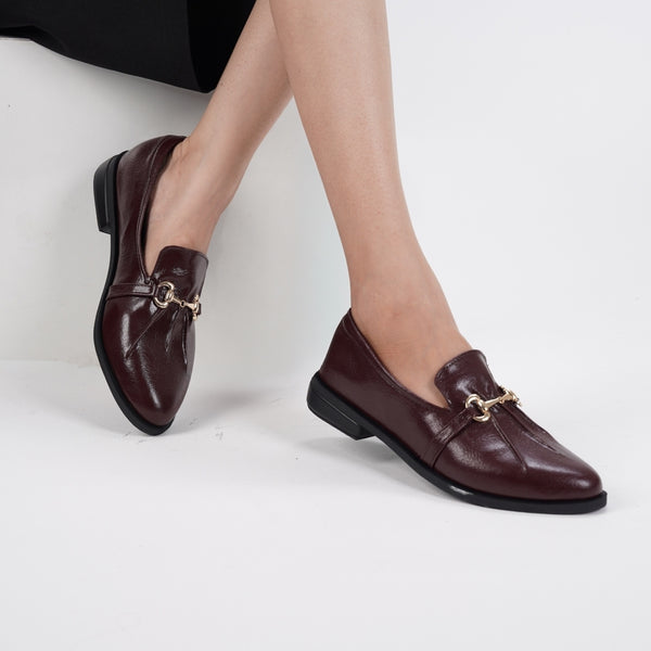 CEKHAS - Richelle Wood Loafers Shoes Wanita URBAN GRACE Collection