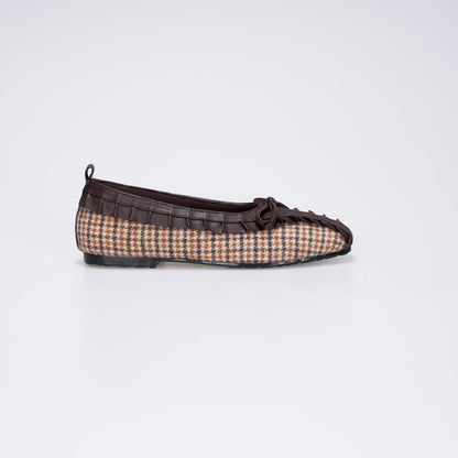 CEKHAS - Amber Plaid Tartan Flat Shoes Ballet Flats PLAID & POISE Collection