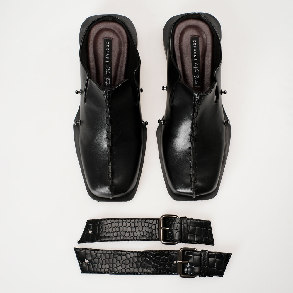 CEKHAS X VIRA TANDIA - Voux Black Mules