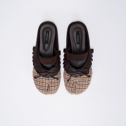 CEKHAS - Joyce Plaid Tartan Tabi Sandal Mules PLAID & POISE Collection