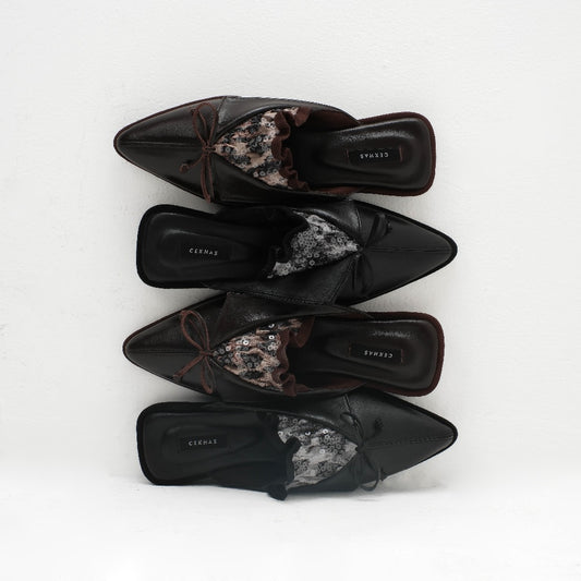 CEKHAS - Caleste Mules Genuine Leather THE CONTRAST