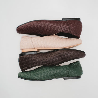CEKHAS - Odelia Brown Flat Shoes Wanita REVERIE Collection