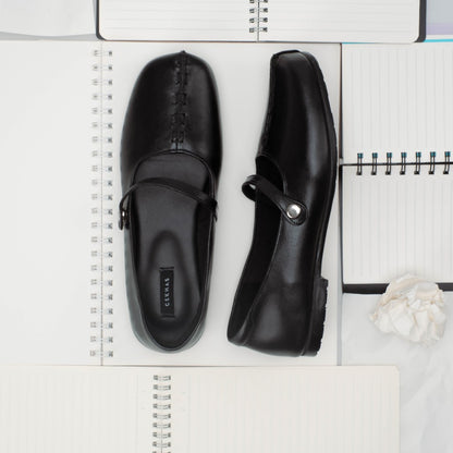 CEKHAS - Kaeya Genuine Leather Flat Shoes Genuine Leather THE CONTRAST
