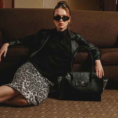 CEKHAS - Roche Medium Genuine Leather Bag THE CONTRAST