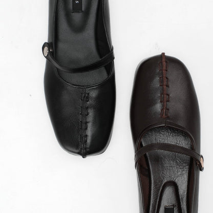 CEKHAS - Kaeya Genuine Leather Flat Shoes Genuine Leather THE CONTRAST