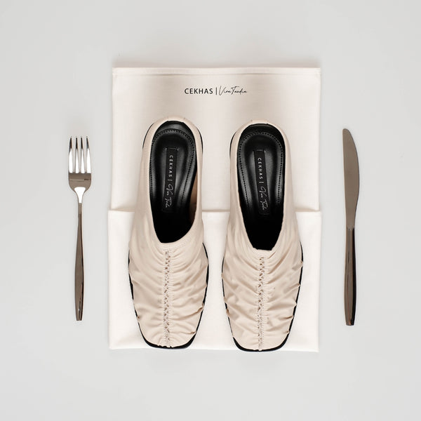 CEKHAS X VIRA TANDIA - Vozeela Cream Heels