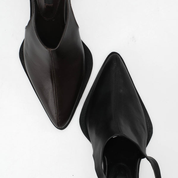 CEKHAS - Zoey Black Genuine Leather Heels THE CONTRAST
