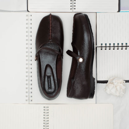 CEKHAS - Kaeya Genuine Leather Flat Shoes Genuine Leather THE CONTRAST