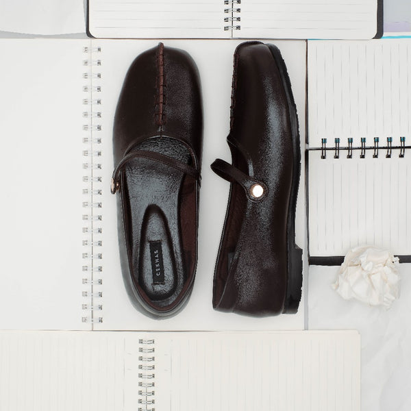 CEKHAS - Kaeya Genuine Leather Flat Shoes Genuine Leather THE CONTRAST