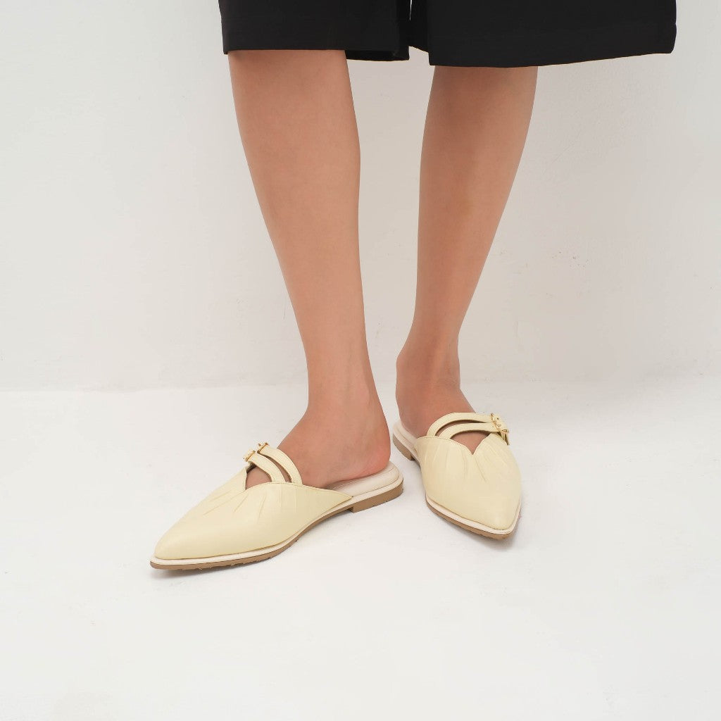 Essential - Serena Mules Butter Yellow S/S 2026 KL Collection