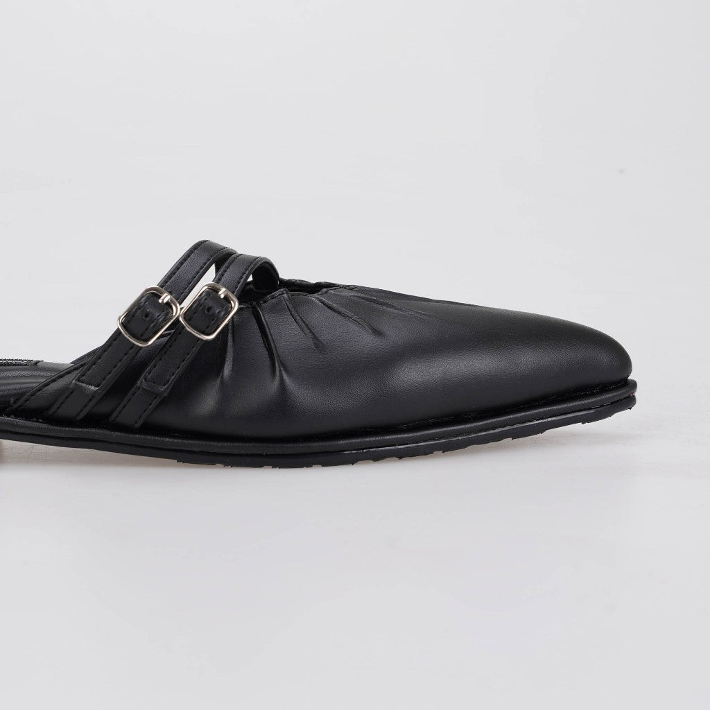 Essential - Serena Black Mules S/S 2026 KL Collection