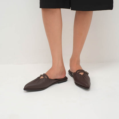 Essential - Serena Brown Mules S/S 2026 KL Collection