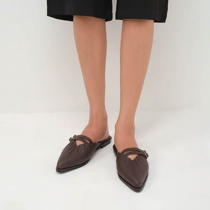 Essential - Serena Brown Mules S/S 2026 KL Collection