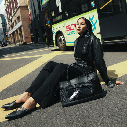 Essential - Serena Black Mules S/S 2026 KL Collection