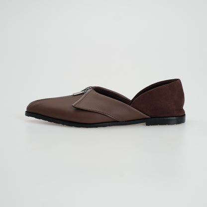 CEKHAS - Clare Flat Shoes Brown MEASURES Collection