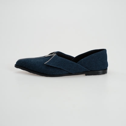 CEKHAS - Clare Flat Shoes Denim MEASURES Collection