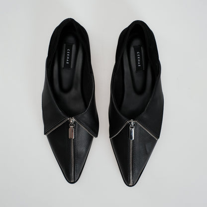 CEKHAS - Clare Flat Shoes Black MEASURES Collection